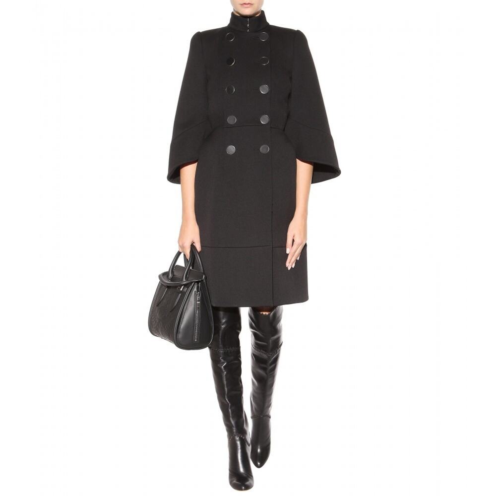 NIB Francesco Russo 105mm Over The Knee Boots 36.5 Black Patent Leather $1,900